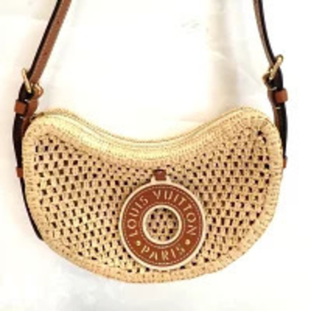 Louis Vuitton LV By the Pool Croissant Shoulder Bag Beige
